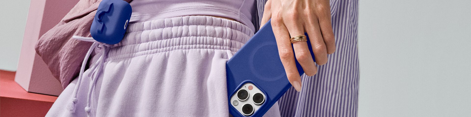 woman holding iPhone cactus leather cases