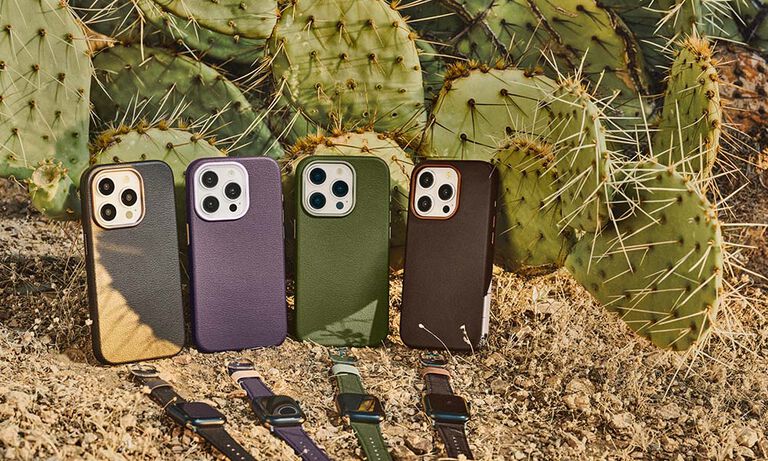 cactus leather phone cases in mullti color