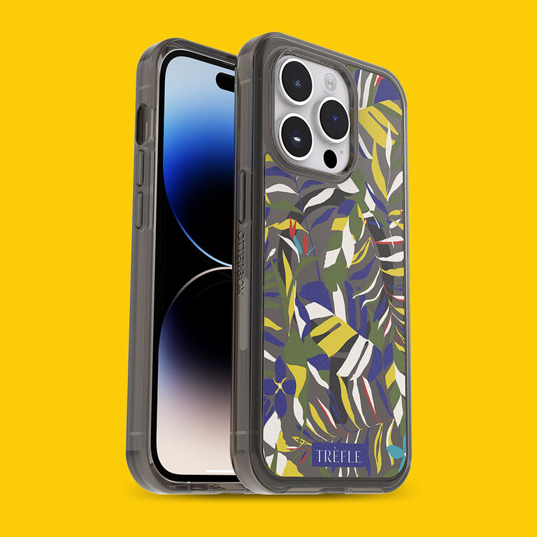 Black Trèfle iPhone case