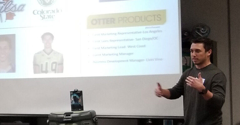 Otter employee giving presentation
