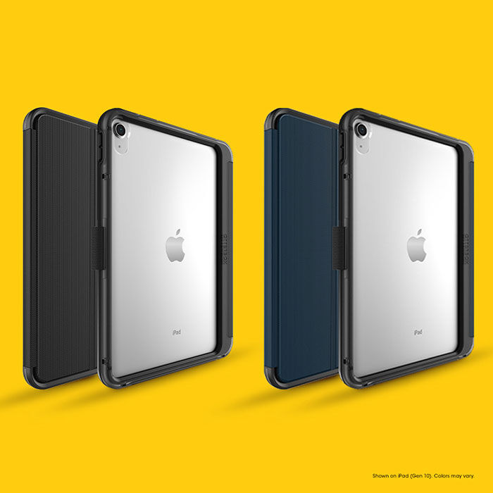 black and blue iPad folio cases