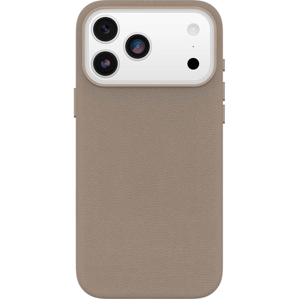 Brown Faux leather iPhone 16 Pro Max case 